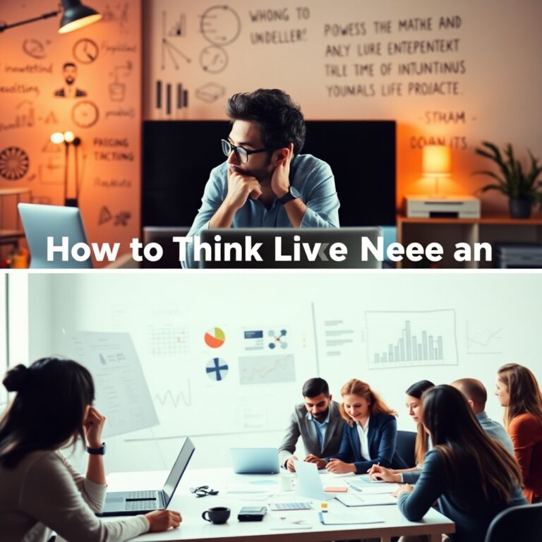 THINKING LIKE AN ENTREPRENEUR